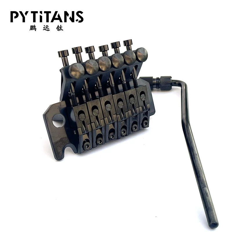 

Custom Processing of Black Titanium Alloy Guitar Accessories Tremolo System