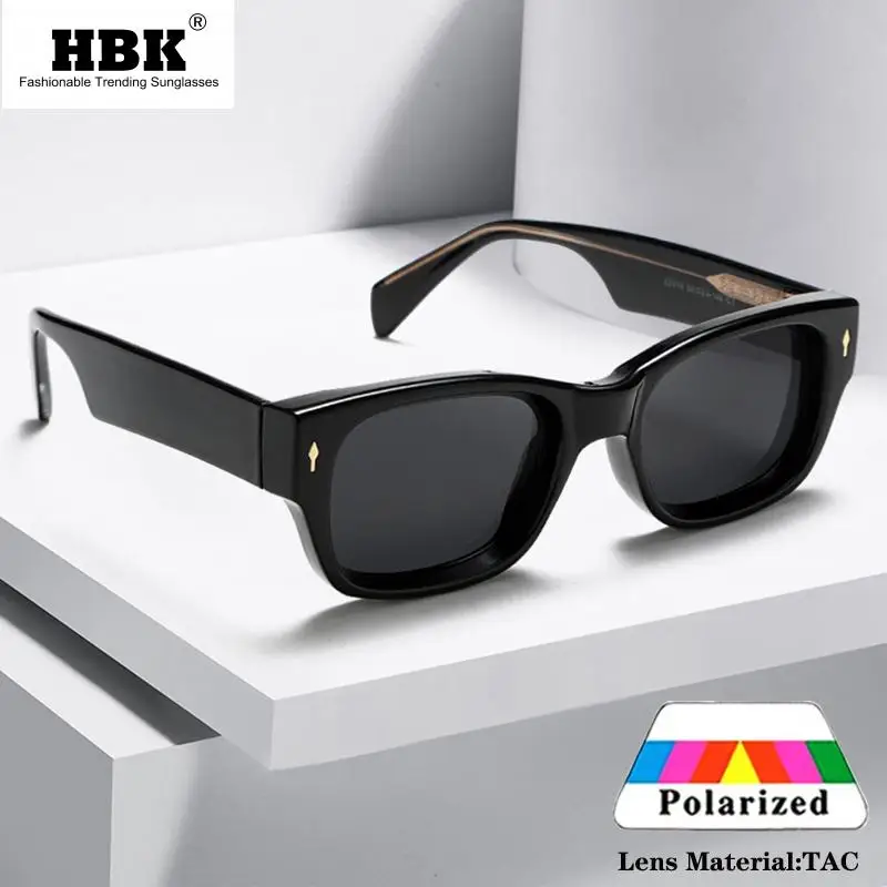 

New Polarized Square Frame Tac Sunglasses for Men's Fashion Trendy Classic Travel Outdoor Activity Party Eyewear for Women