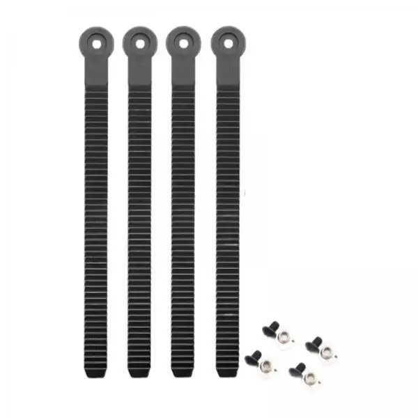 Snowboard Binding Parts Strap Adjustable Ladder Straps Kit with Screws for Skiing Snowboard Repair and Custom Pads