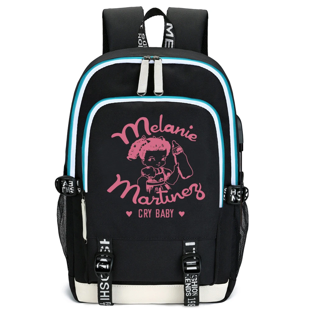 Melanie Martinez Fans Backpacks Travel Outdoor Sport School Bag Usb Charging