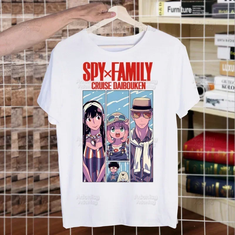 Spy X Family Spy Family Anya Smug Tshirt Men Shirt Harajaku Mens Casual Yor Forger Loid Forger Bond Forger Tee Short Sleeve Tops