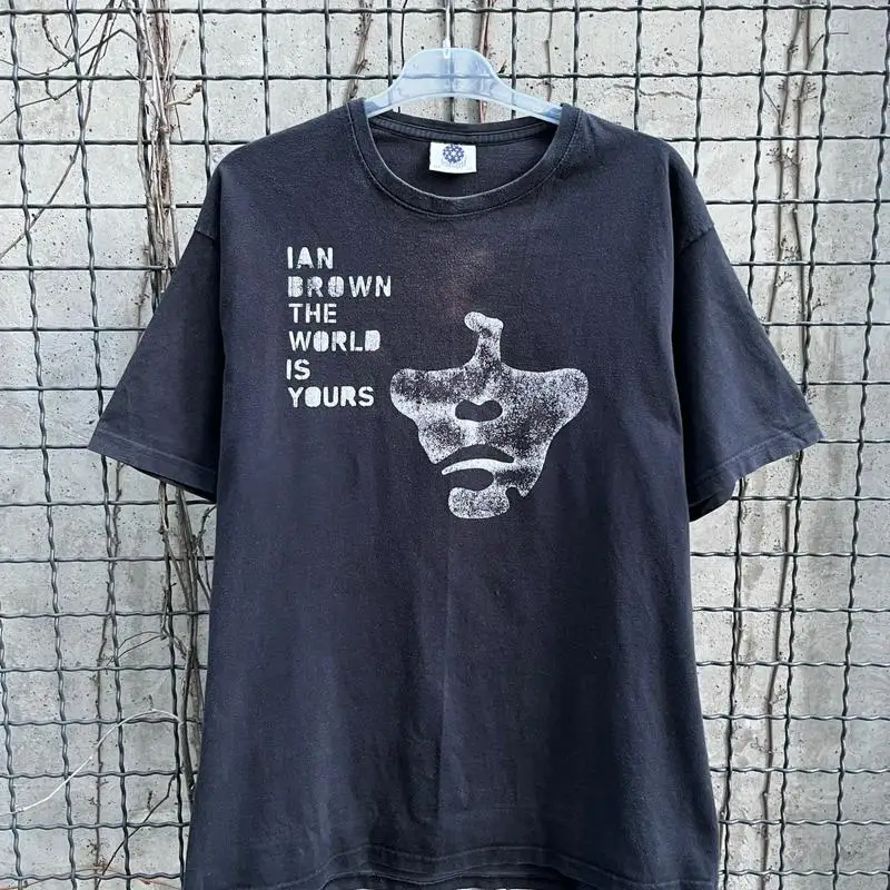 

Винтажная футболка с рок-группой Ян Браун Каун Розы 2000-х годов, размер XL