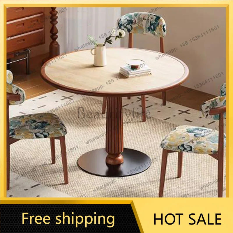 LSDesigner Mid Century Dining Table Living Room Coffee Mobile Ldining Table Ounge Bistro Mesas De Comedor Living Room Furniture