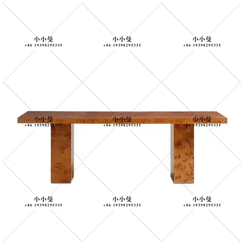 Medieval tree tumor pattern minimalist art designer creative retro rectangular home eating table