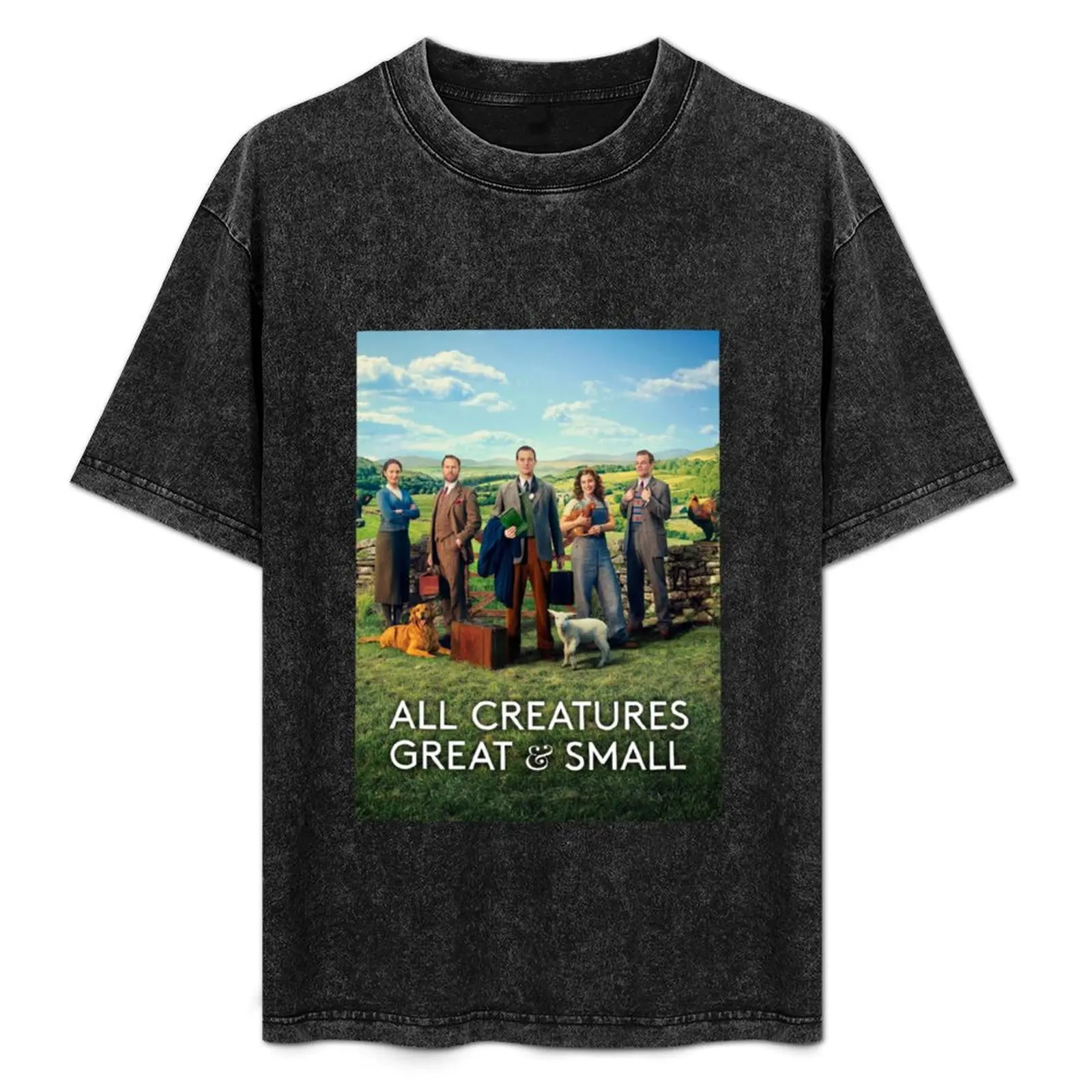 

all creatures great and small T-Shirt vintage clothes anime tshirt graphics oversized t shirt mens funny t shirts