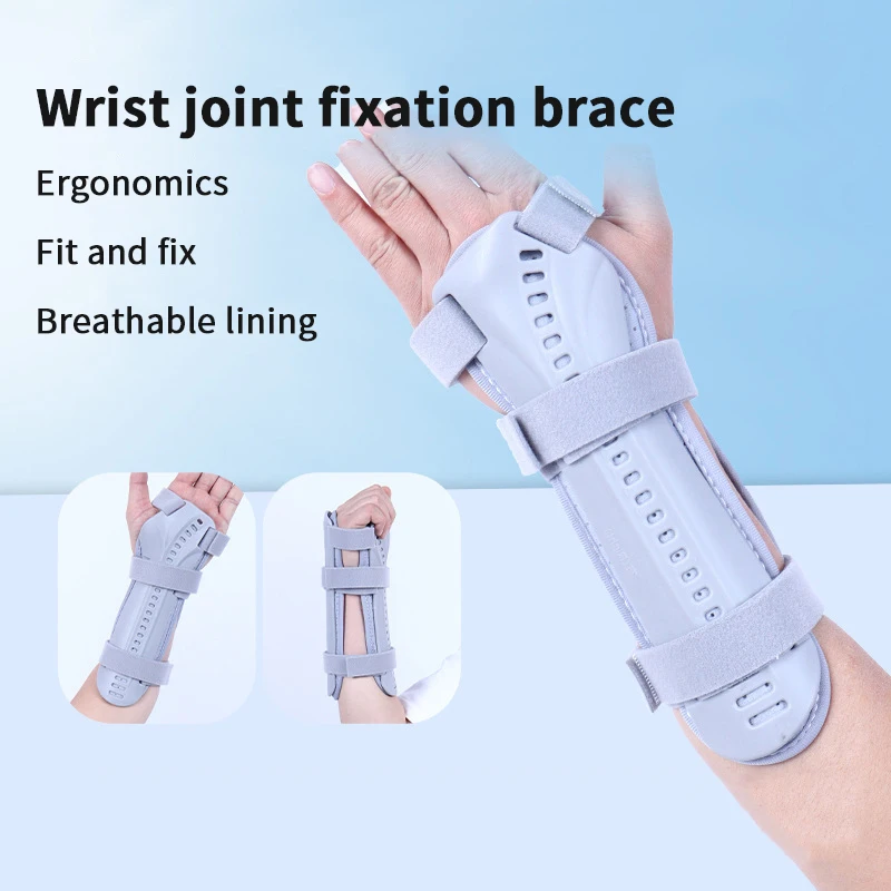 جبيرة ضغط على الوجهين تدعم دعامة المعصم مريحة للتنفس ودعامة معصم ثابتة جبيرة يدوية لإعادة تأهيل الكسر #3