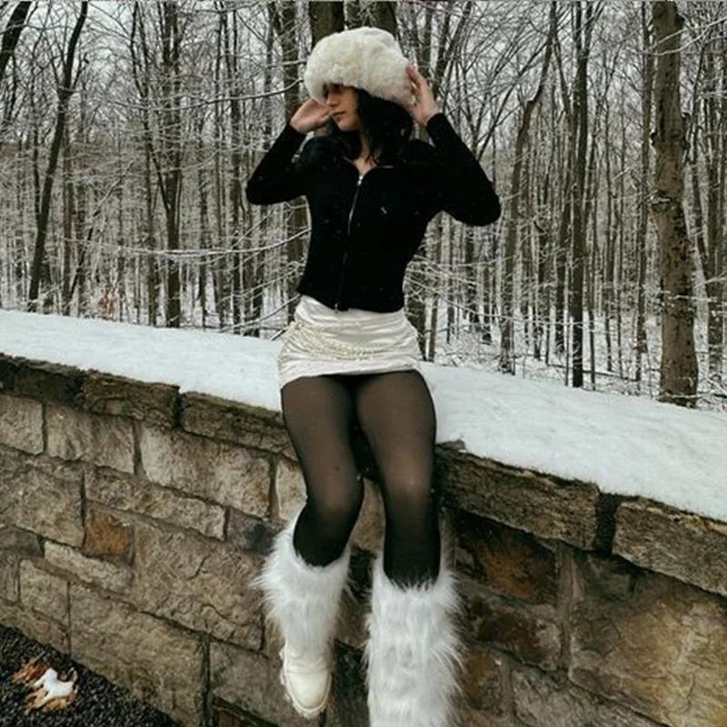 Women High Waist Fleece Lined Tights Compression Shapewear Pantyhose Warm Thermal Leggings Winter Hosiery Kit