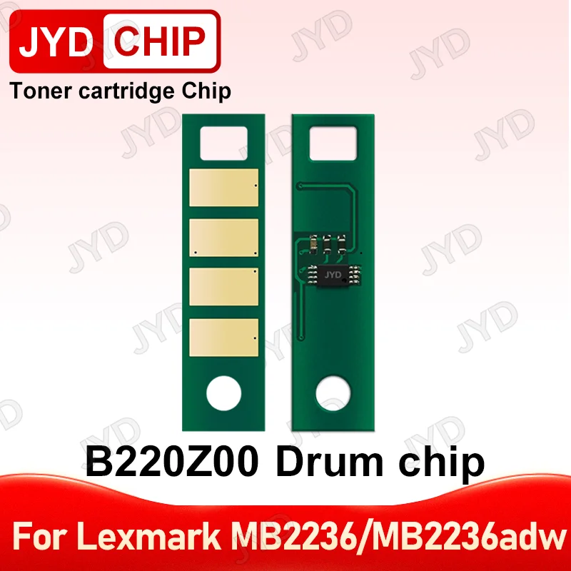 Chip de tambor 12k B220Z00 B2236 Compatible con Lexmark B2236dw MB2236adw MB2236, reemplazo de chips de unidad de imagen de cartucho de tambor