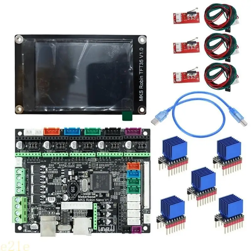 

E21E 3D Printer Motherboard MKS Robin for Nano V1.2 MKS TFT35 for Touch Screen