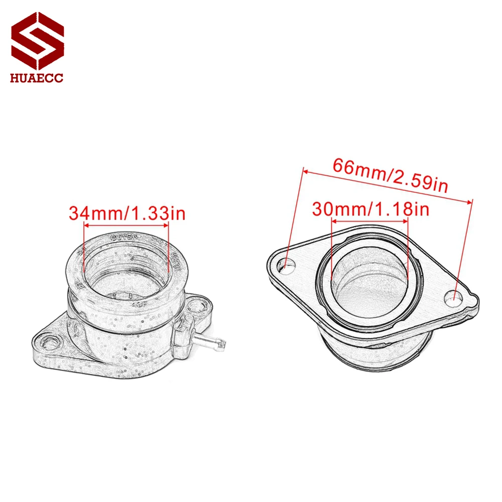 Carburetor Interface Manifold Intake Glue for Yamaha XT600 3PW XT600E XT600Z TT600E TT600K 2NF-13586-00 1VJ-13596-00