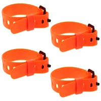 4Pcs Adjustable Snowboard Binding Straps Quick Release Ratchet Buckle Cold Resistant Ski Boot Straps for Men Women All Levels 6