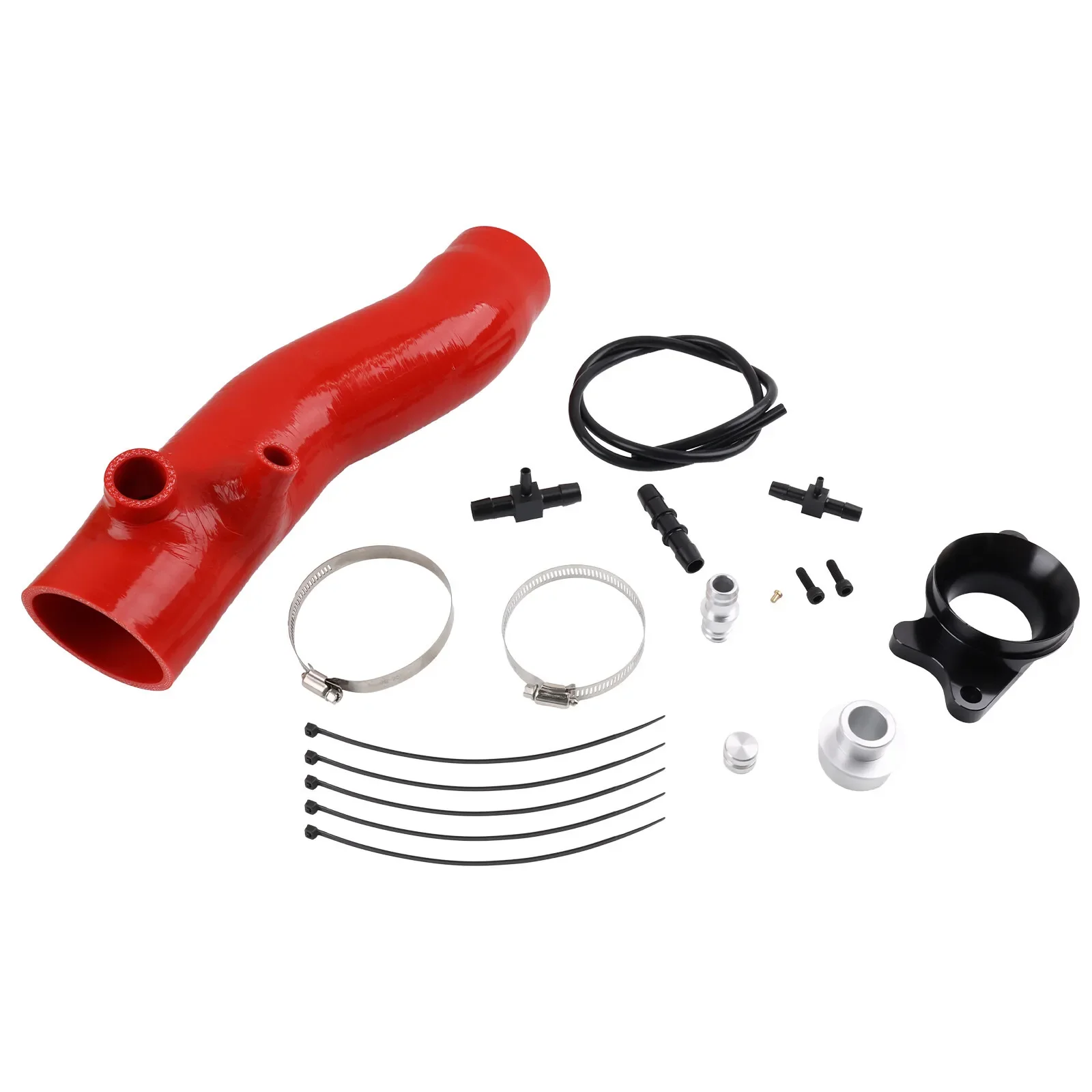 خرطوم سيليكون مدخل الشاحن التربيني 3 بوصات مع أداء فوهة لسوبارو WRX 2022-2024