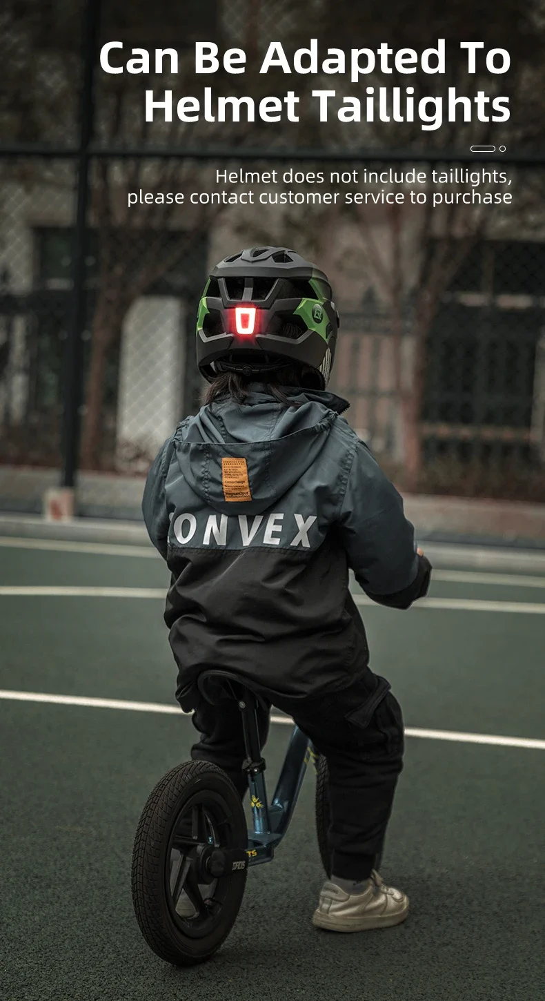 ROCKBROS Kinder-Fahrradhelm Abnehmbarer Vollvisier-Fahrradhelm für Kinder Skateboard-Roller-Sicherheitshelm MTB Rennrad-Helm – Detail 5