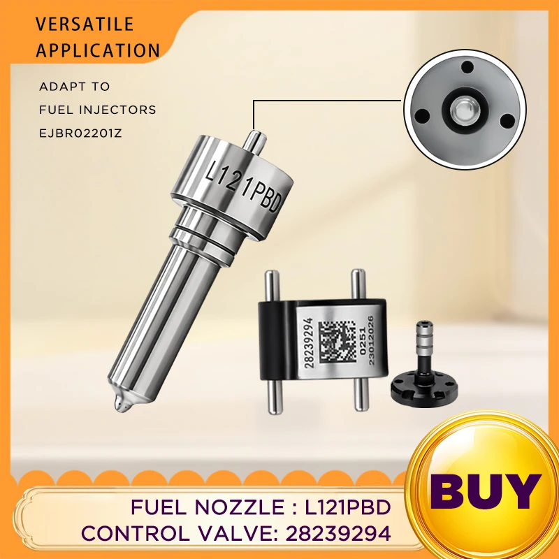 L121PBD Diesel Injector Spray Nozzle And 28239294 Fuel Control Valve Component Kit Spare Parts For EJBR02201Z Injector 'LI2927_