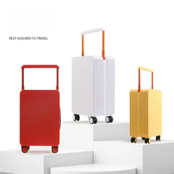 New Upgrade Suitcase ABS+PC Password Trolley Case Wide Handle Luggage Large Capacity Fashion Suitcases Travel Multicolour