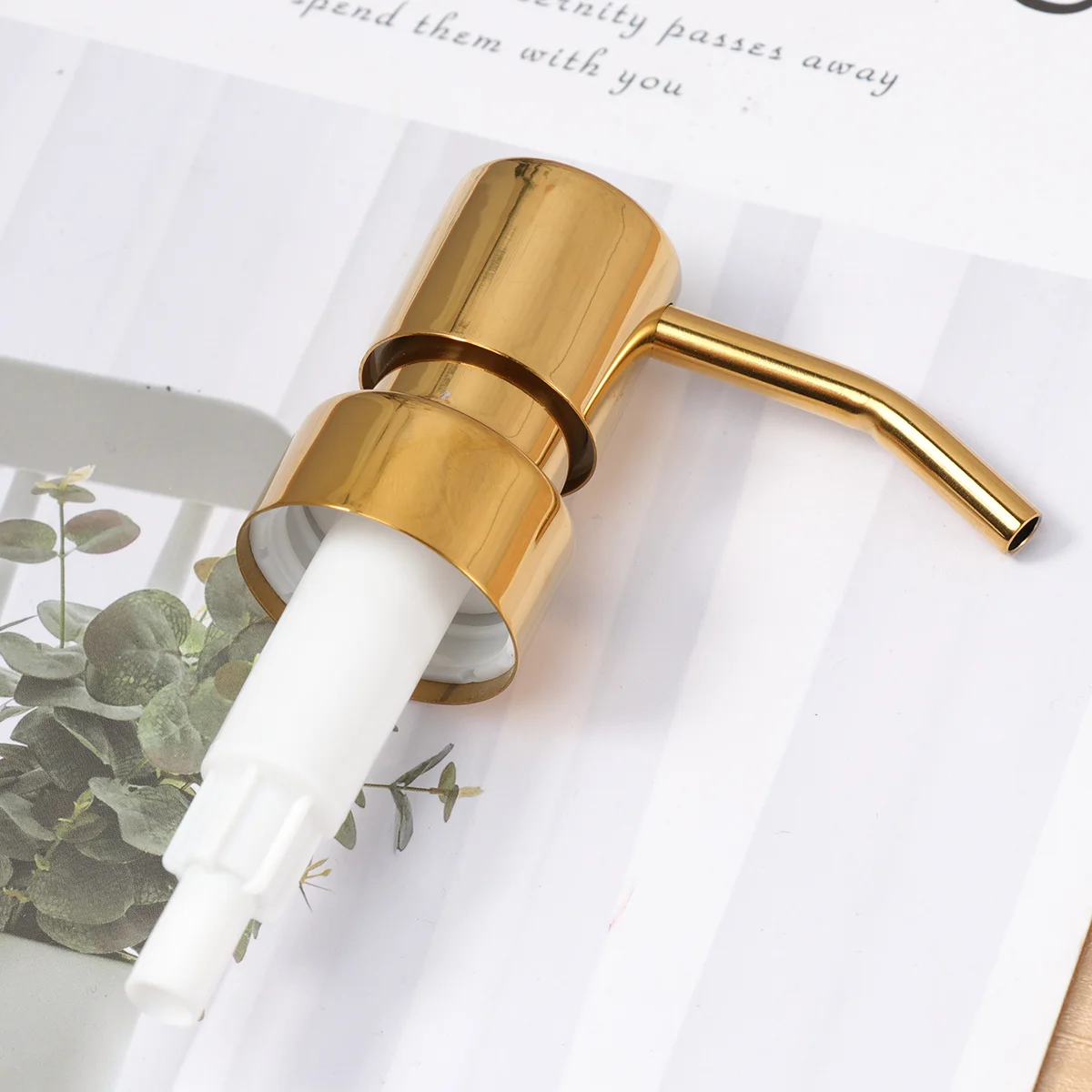 Soap Dispenser Replacement Pump Handwashing Fluid Rose Gold Shower Nozzle Lotion