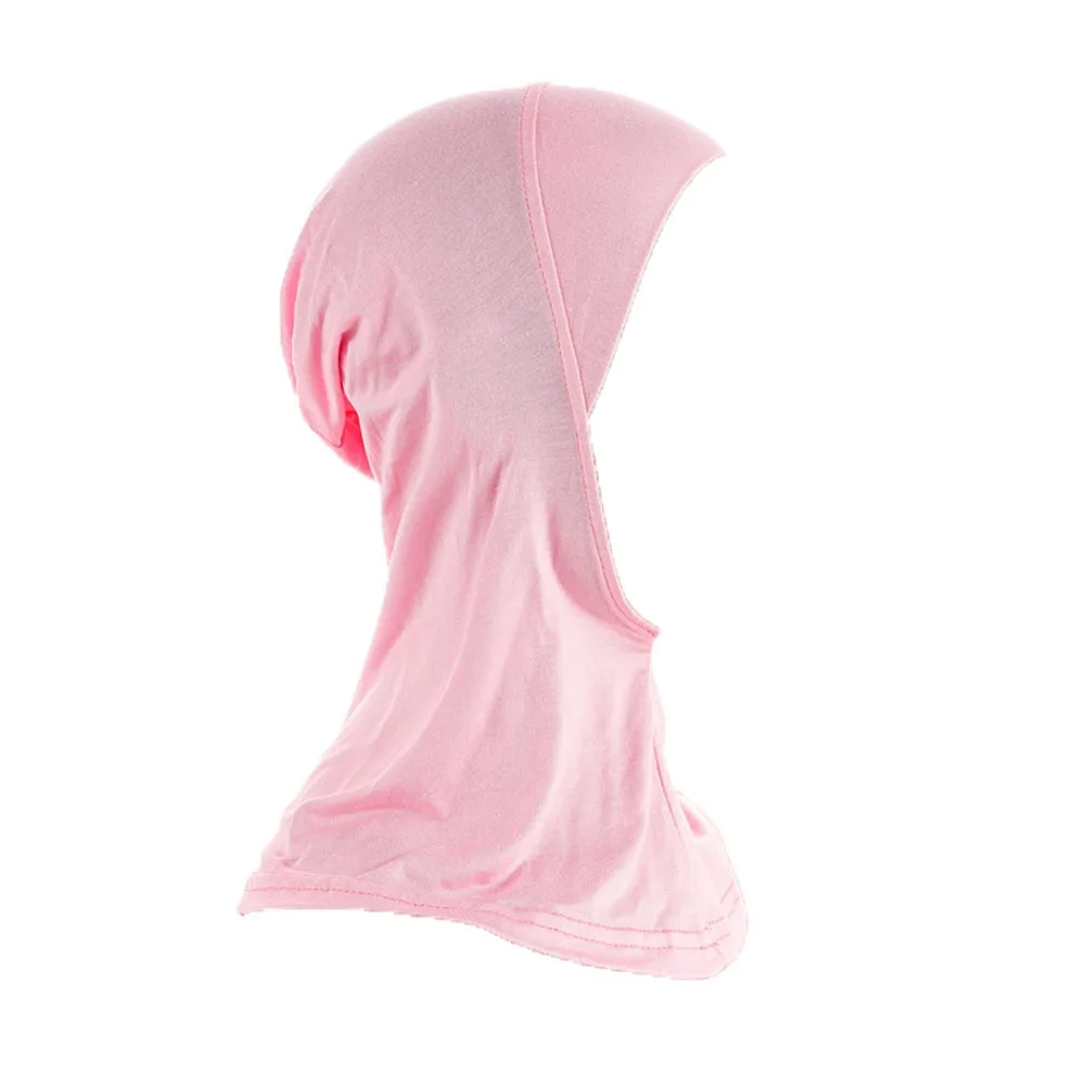 뜨거운 판매 모달 Hijab 스카프 모자 이슬람 Underscarf 머리 커버 Shawls 여성용 솔리드 그레이 핑크 블루 퍼플 화이트 카키 RIMAIRE