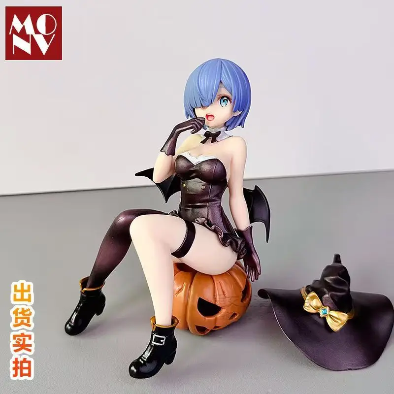 

Rem Hallowmas Anime Figures Pumpkin & Devil PVC Model Collection Doll Tosy for Kids Girl Action Figure Gift Christmas Decor