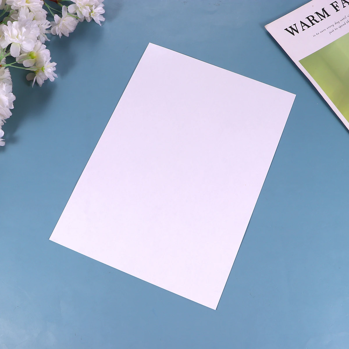 100pcs A4 Release Paper Anti-Adhesive Isolation Paper Blank Separation Sheets For Hand Notes Trimming Home Office File Folder