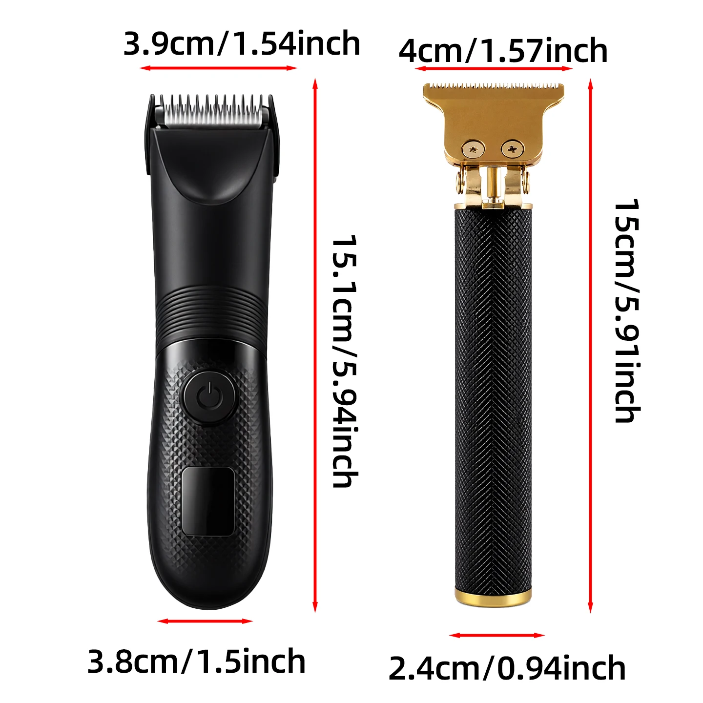 OMUONE Vintage Men's Electric Hair Clipper Rechargeable Beard Trimmer with Hair Trimmer Kit USB Fast Charging Hair Clipper view 3