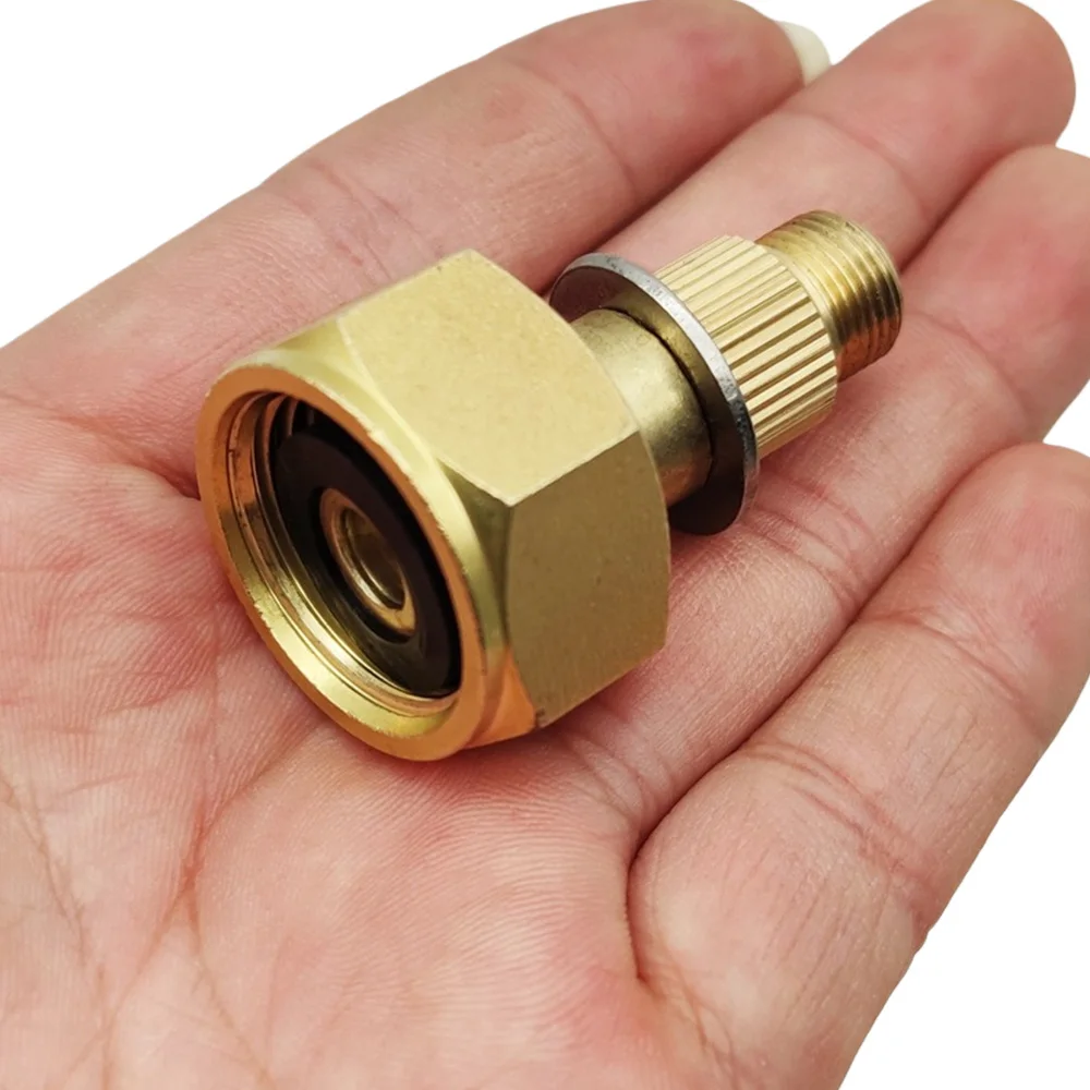 Outdoor Camping Gas Stove Converter Aluminum Alloy LPG Tank To Stove Connector Practical Camping Stove Accessories
