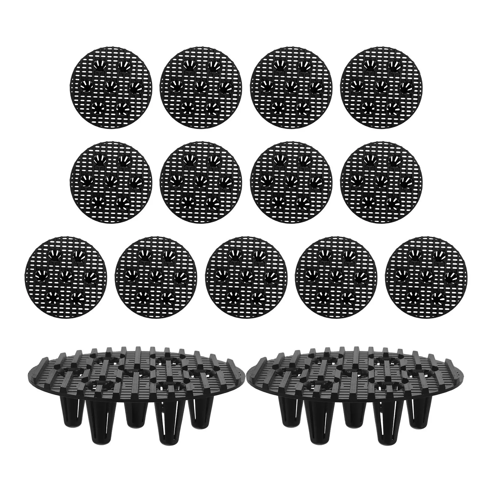 15Pcs Plant Pot Elevator Risers Plastic Flower Pot Feet for Drainage Root Rot Prevention Suitable for Indoor Outdoor Succulents