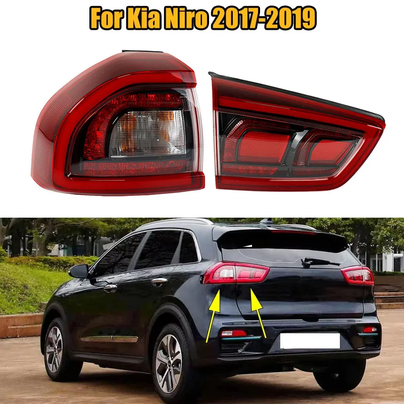 

For Kia Niro 2017 2018 2019 Car Rear Bumper Tail Light AssemblyStop Lamp Rear Brake Lamp Car Accessories