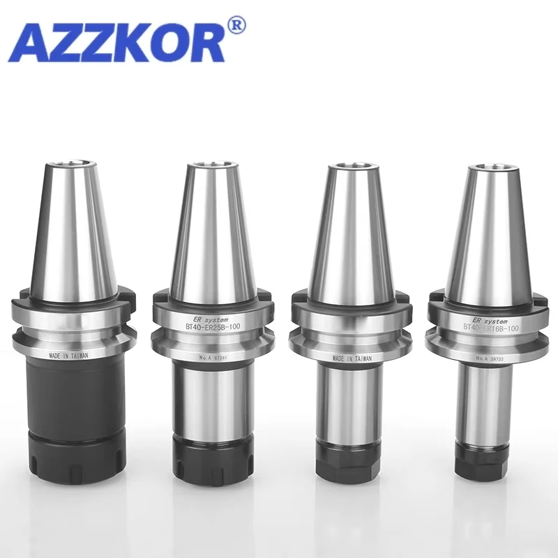 AZZKOR High Precision CNC Tool Holder Center Milling Machine Milling Cutter Collet Chuck Dynamic Balance Spindle BT30-Er16-70L