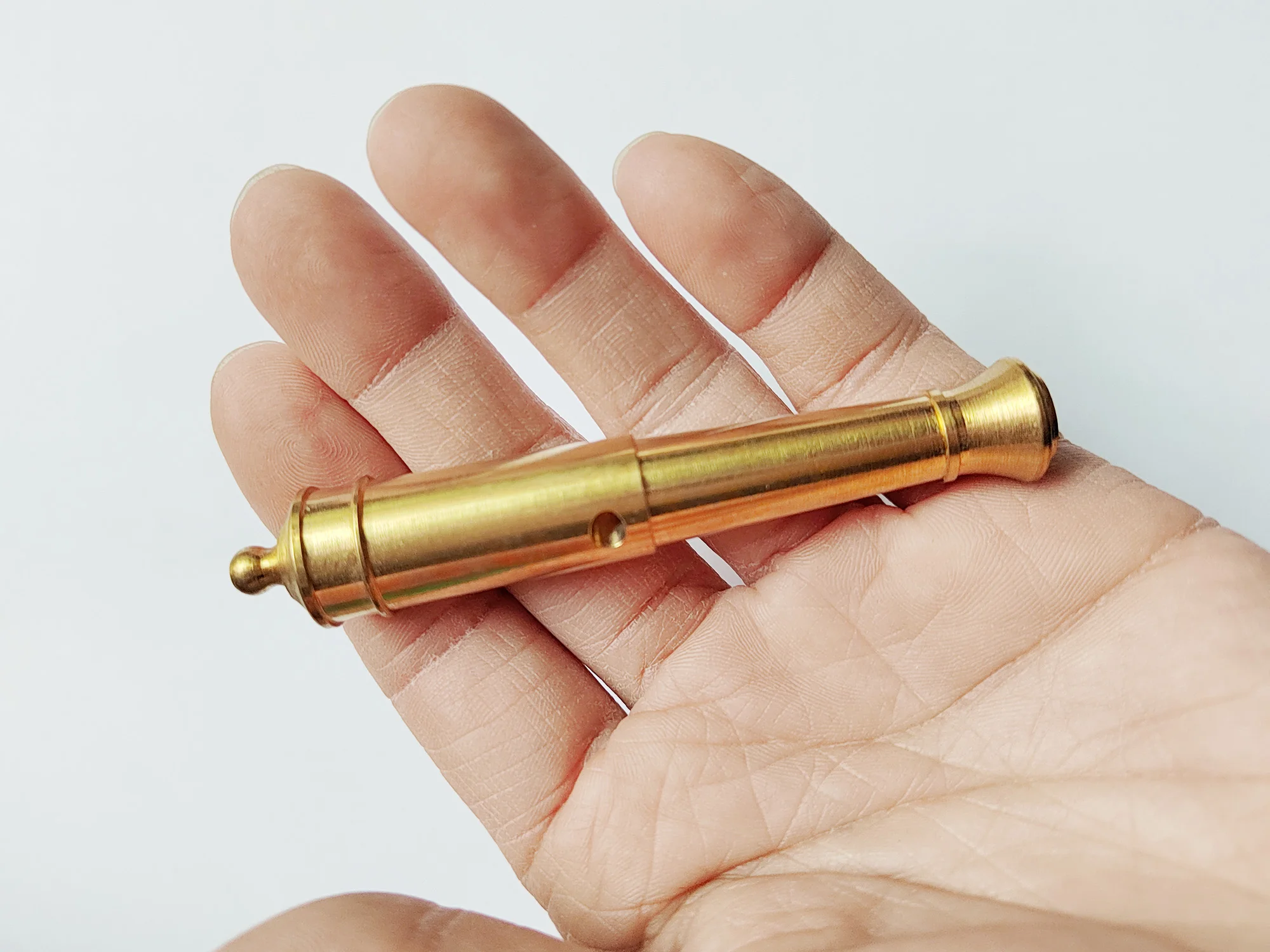 كبيرة الحجم السفينة نموذج الملحقات التصنيع باستخدام الحاسب الآلي النحاس مدافع D10 x 65 مللي متر 2 قطعة #1