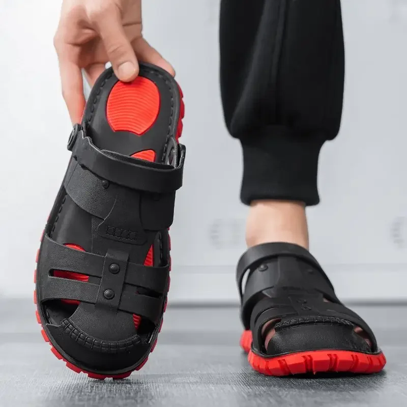 

Резиновые мужские сандалии на плоской подошве, роскошные летние распродажи, стильные, новое поступление, цветные, для взрослых, оптовая продажа, японская мужская обувь из ПВХ