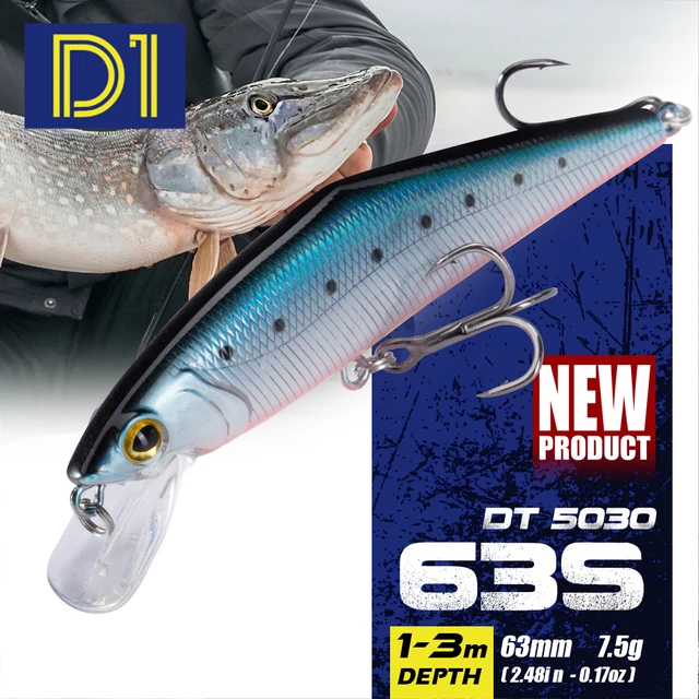 D1 Stream Minnow przynęty 63mm/7.5g 85mm/14.7g tonąca sztuczna twarda słonowodna LaserBait D-CONTACT na pstrąga okoń