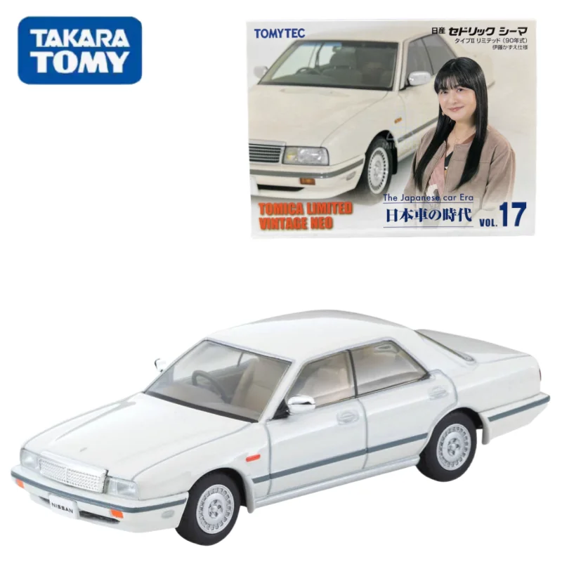 TAKARA TOMY TOMICA 1:64 TLV LV Japanese Car Times vol.17 Nissan alloy compression miniature model,adult decoration,birthday gift