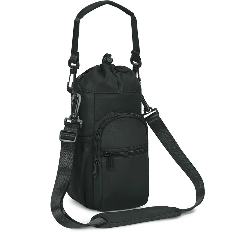 

Многофункциональная уличная сумка через плечо с сумкой для телефона, изолированная поясная сумка с чайником, подходит для прогулок и походов