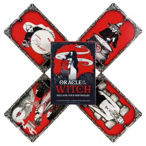 Oracle Of The Witch Cards A 44 Tarot English Visions Divination Edition Deck Borad Party Playing Games