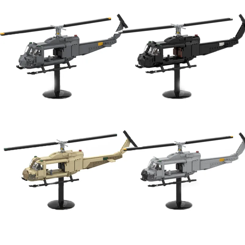 Aerial Fighter Moc Bausteine Amerikanischen UH-1N HUEY Fighter Serie Modell Technologie Ziegel DIY Montage Urlaub Spielzeug Geschenke