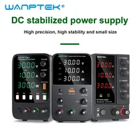 Wanptek Adjustable DC Power Supply 30V 10A 60V 5A Lab Bench Power Source Stabilized Power Supply Voltage Regulator Switch 120V