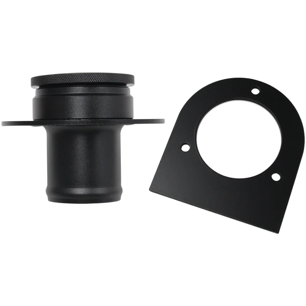 Remote Fuel Tank Filler Neck Aluminum Alloy For 2 Inch Hose With Black Mount Bracket Car Truck Racing Off Road Parts Accessories