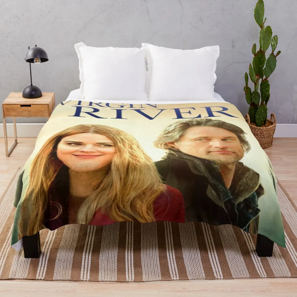 

Virgin river Throw Blanket Blankets For Bed christmas decoration Flannel Fabric Blankets