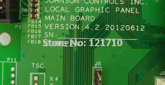Industrial equipment board NEW JOHN SON CONTROLS LOCAL GRAPHIC PANEL MAIN BOARD YORK 552890 025W42574-000 14285600679