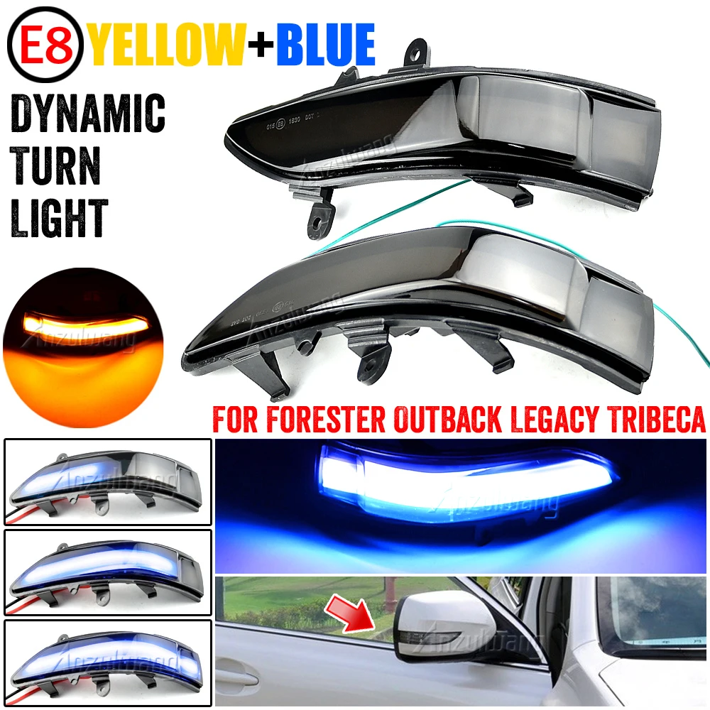 

Dynamic Turn Signal Light Led Side Rearview Mirror Indicator Repeater Lamp For Subaru Forester 2011-2013 Outback Legacy Tribeca