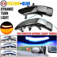 Luz de señal de giro dinámica Led, lámpara de repetidor indicadora de espejo retrovisor lateral para Subaru Forester 2011-2013 Outback Legacy Tribeca