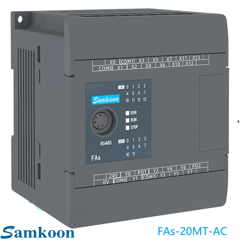 

Samkoon FAs PLC, 12DI+8DO, Programmable Logic Controller designed for Industrial Automation