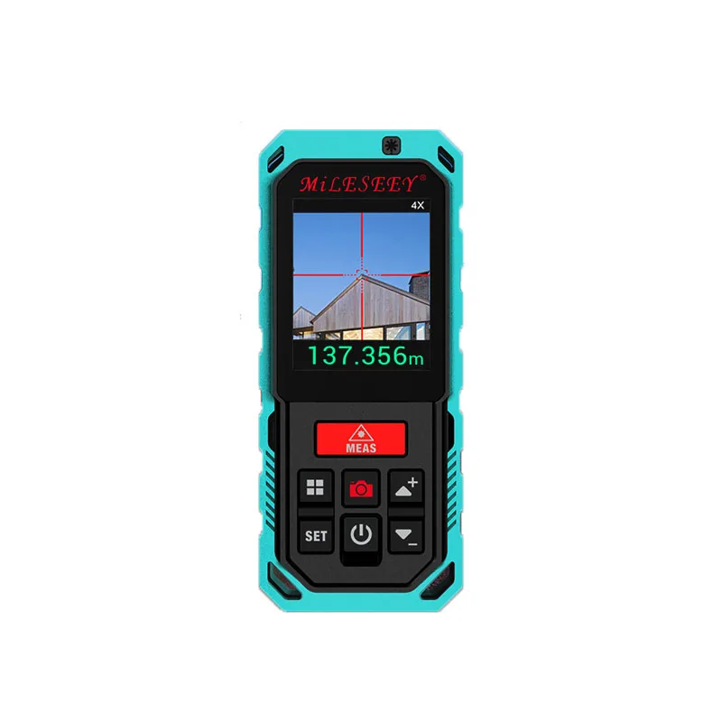 Mileseey P7AK 100M Digital     Distance Meter Wireless Rechargeable Measuring     Rangefinder Point-to-Point     Measure