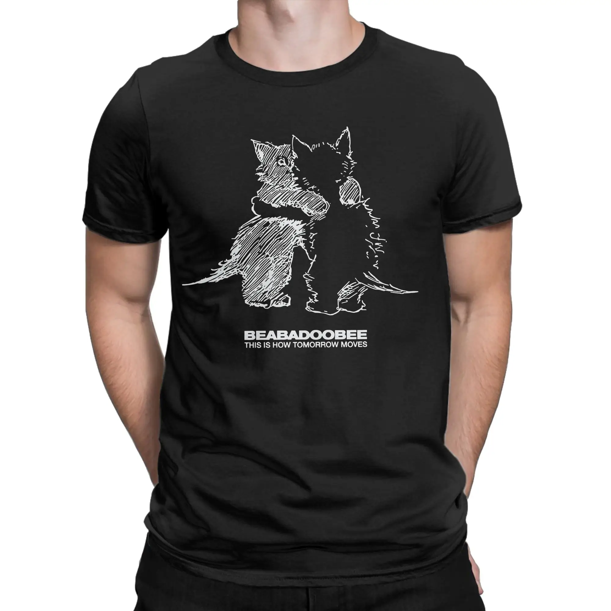 Beabadoobee Cat Kiss T Shirt for Men Cotton Novelty T-Shirts O Neck  Tees Short Sleeve Tops Big Size