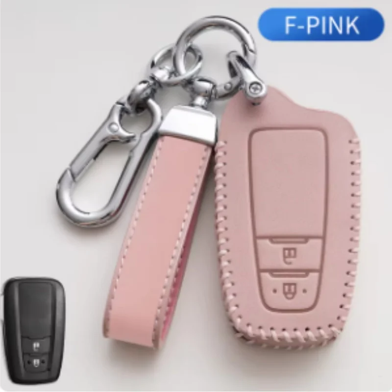 

Fashion Car Key Case Full Cover Shell For Toyota Prius Camry Corolla CHR C-HR RAV4 Land Cruiser Prado Keychain Accessories