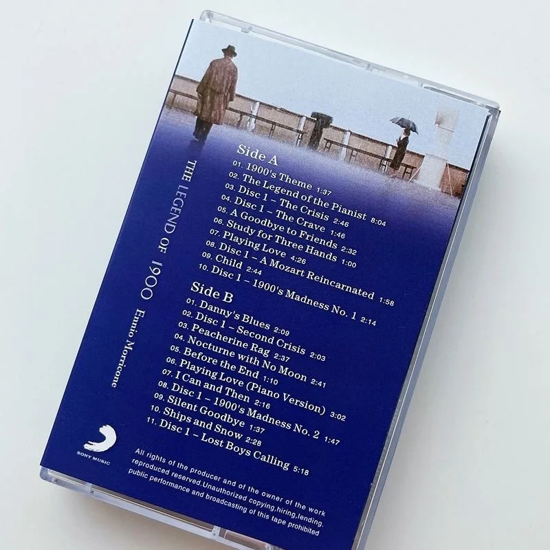 Fita Clássica de The Legend of Music, Cassetes para Cosplay, Caixa de Trilhas Sonoras, Walkman de Carro, Coleção de Presentes, 1900