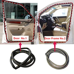 Car Door Sealing Strip Door Frame Sealing Strip Waterproof Sealing Strip For Toyota Land Cruiser Prado 120 LC120 2003 2004-2009