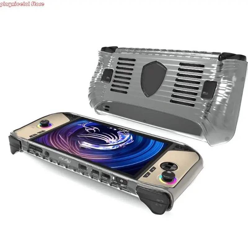 E8BA Game Console Skin Cover Cover Case for Claw 8 Ai+ Scratchproof Housing Shell TPU غطاء مرن مرن