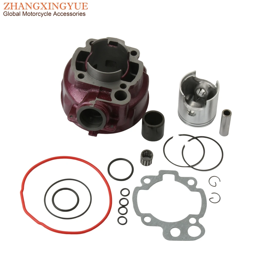 Motorcycle 49mm 90cc Big Bore Cylinder Kit For Beta 50 RR Alu Enduro Motard Track RK6 50cc LC 2T AM6 Minarelli Engine