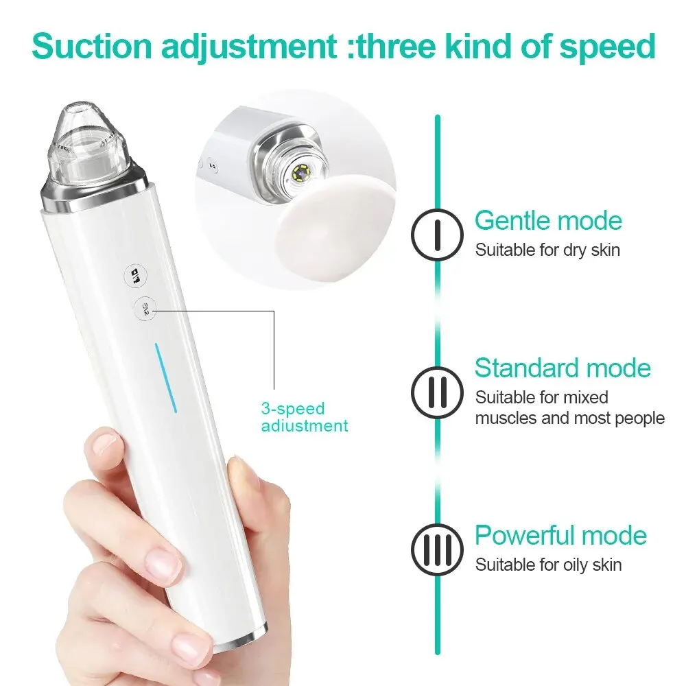 Elektrische Mitesser Entferner Staubsauger Akne Reiniger schwarze Flecken Entfernung Gesicht Tiefen reinigung Poren reiniger Maschine Hautpflege-Tools